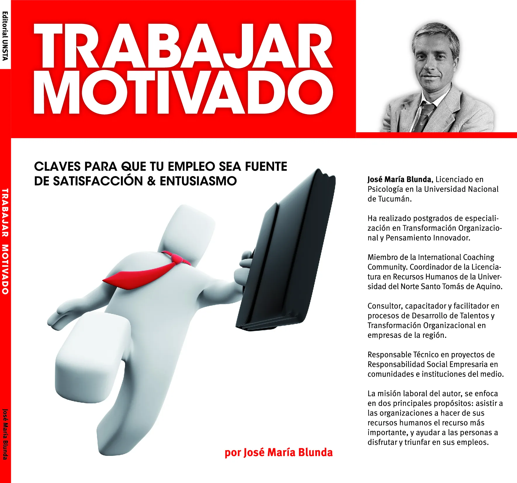 Portada del libro «Trabajar Motivado» de José Blunda